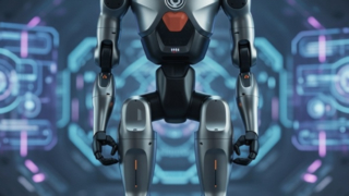 ربات انسان نما هوشمند ENGINEAI PM01 روی بدنه