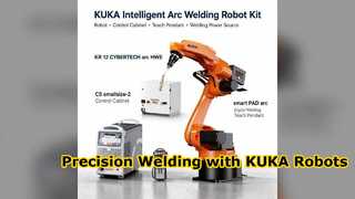 راه حل های اتوماسیون ربات جوش قوس الکتریکی KUKA